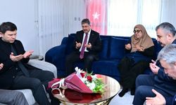 Vali Yılmaz şehit ailesine taziye ziyaretinde bulundu