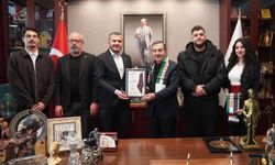 Başkan Ataç Filistinli Öğrencileri Ağırladı