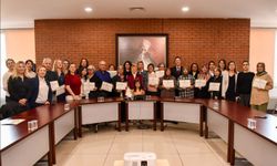 Evde Hasta Bakım Eğitimine Katılanlara Belgeleri Verildi