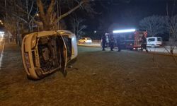 Eskişehir'de kontrolden çıkan otomobil takla attı: 1 yaralı