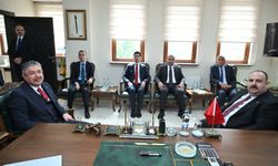 Başkan Harmancı Vali Yılmaz'a çalışmalarla ilgili bilgi verdi