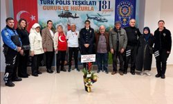 Huzurevi sakinlerinden Emniyet'e anlamlı ziyaret