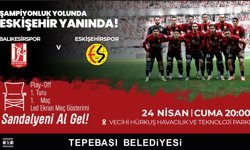 Eskişehirspor’a Destek İçin Dev Ekran Kuruluyor