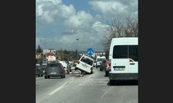 Eskişehir’de çevre yolunda korkutan kaza