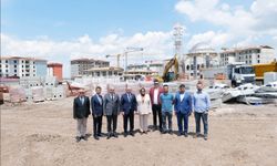 Gürcan Ve Albayrak’tan  Kocakır TOKİ Şantiyesine Ziyaret