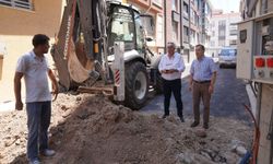 Başkan Ataç Üstyapı Çalışmalarını Sahada İnceledi