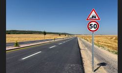 Bakımı Tamamlanan Yollar Çizgileriyle Güvenli Hale Geliyor