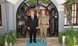 Rektör Adıgüzel’den Kıbrıs Türk Barış Kuvvetleri Komutanlığına ziyaret