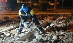 ESKİ Ekipleri Altyapı İçin Gece Mesaisinde