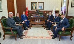 Ayhan Sezer Muhtarlarla Birlikte Vali Yılmaz'ı Ziyaret Etti