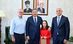 Vali Yılmaz Türkiye Şampiyonu Elif'i Misafir Etti