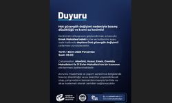 Emek Mahallesi’nde İçme Suyu Hattında Güzergâh Değişikliği