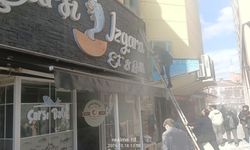 Taşbaşı Çarşısında Korkutan Yangın