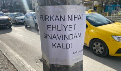 Direkte "Furkan Nihat Ehliyet Sınavından Kaldı" Yazısı