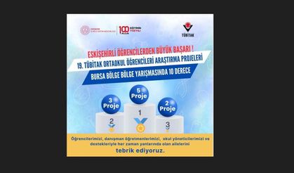 Eskişehirli Öğrencilerin TÜBİTAK  Başarısı