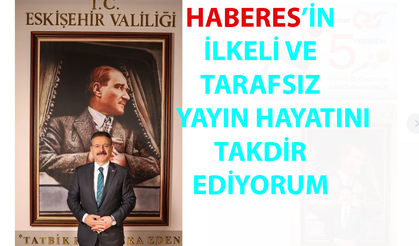 Vali Aksoy Haberes'in 5'nci Yaşını Kutladı