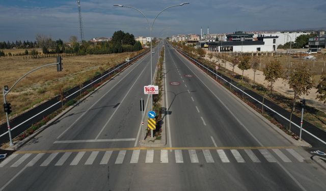 100. Yıl Bulvarına Bisiklet Yolu