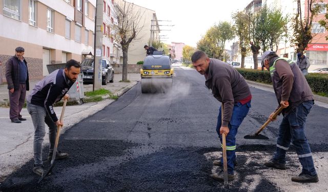 Büyükşehir Asfalt Çalışmalarına Hız Kesmeden Devam Ediyor