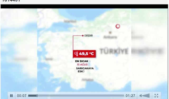 En yüksek 49,5 en düşük eksi 36,8