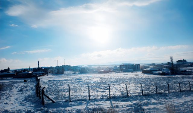 Mart ayında Kırka'ya kar sürprizi