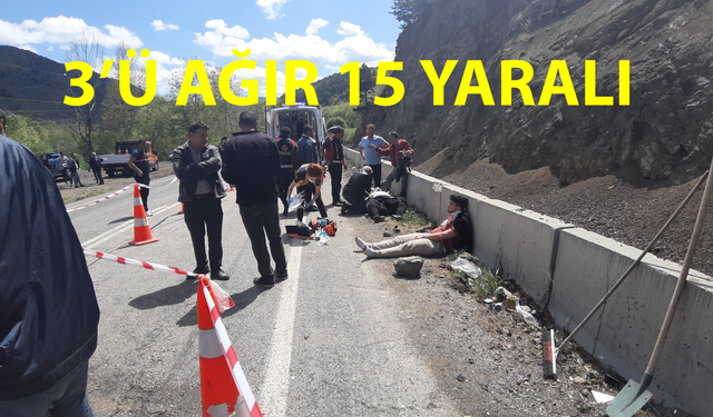 Eskişehir üniversite öğrencilerini taşıyan araç Bolu kaza yaptı