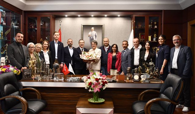 CHP İlçe Başkanlarından Başkan Ataç’a Ziyaret