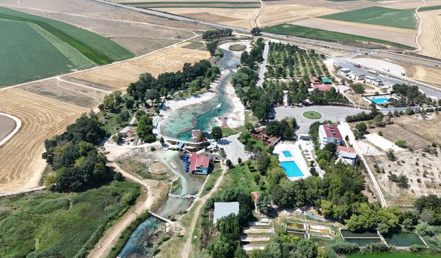 Sakarya Nehri'nin doğduğu Sakaryabaşı'nda sular çekildi