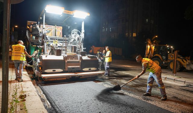 Cumhuriyet Bulvarı’nda Gece Çalışması Başlıyor