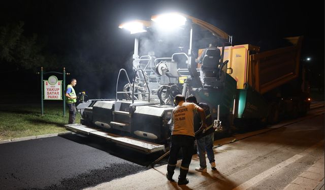 Büyükşehir’den Uluönder’de Gece Mesaisi