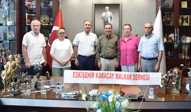 Kuzey Kafkas Karaçay Malkar Derneği’nden Başkan Ataç’a Ziyaret