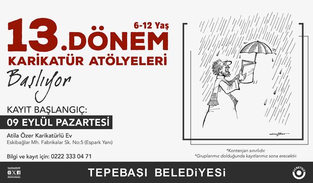 Karikatür Atölyelerine Kayıtlar Başlıyor