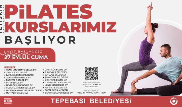 Yetişkin Pilates Kurslarına Kayıtlar Başlıyor