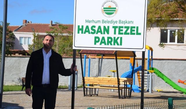 Hasan Tezel Parkı Açıldı