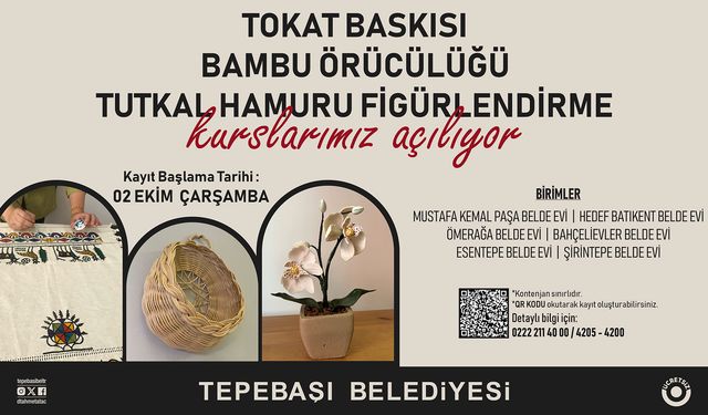 Tepebaşı’nda Yetişkinler İçin Kurs Kayıtları Başlıyor