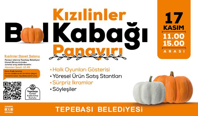 Bal Kabağı Panayırı 17 Kasım’da