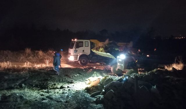 Odunpazarı Belediyesi kaçak moloz dökümüyle mücadelede kararlı