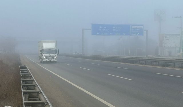 Eskişehir'de sis etkili oldu