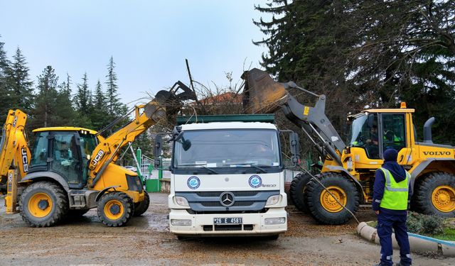 Büyükşehir’den Ağaçlara Kış Bakımı