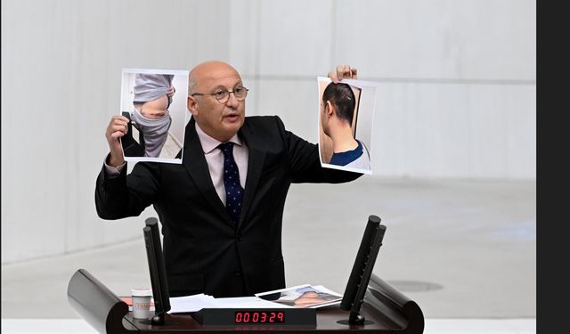CHP’li Çakırözer TBMM’de gençlere darp izlerini gösterdi