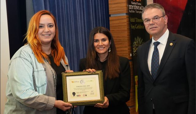 Büyükşehir’in Ürettiği Dorlion Zeytinyağına Ödül