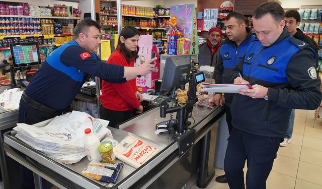 Tepebaşı Zabıtadan Marketlere Denetim