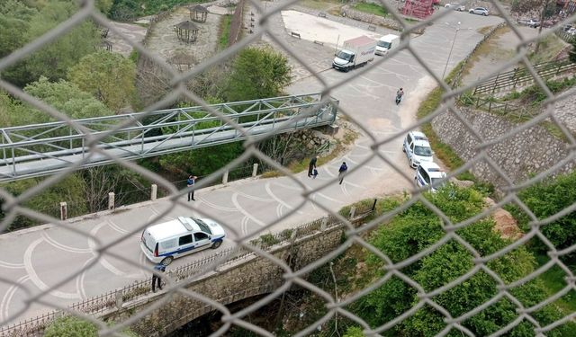Zabıtadan kaçan dilenci ölümle dans etti