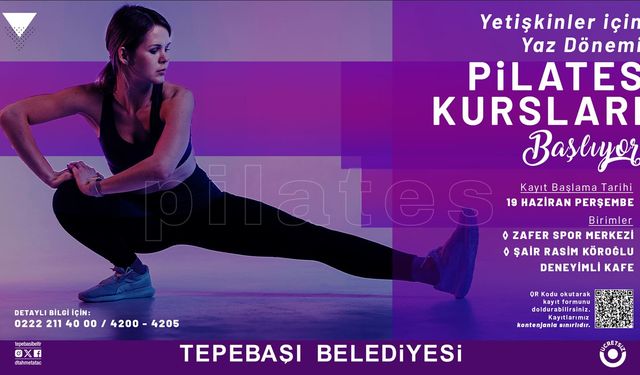 Yetişkinler İçin Pilates Kurs Kayıtları Başlıyor