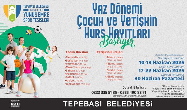 Salon Sporları İçin Kayıtlar Başlıyor