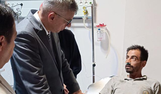 Bakan Memişoğlu'ndan Eskişehir'deki yangından yaralananlara ziyaret