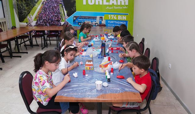 Çocuklar Yaz Tatillerini Tepebaşı’nda Verimli Geçiriyor