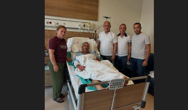 Yaralı orman işçisinin tedavisi devam ediyor