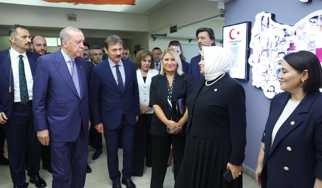 Ayşen Gürcan Törende Erdoğan İle Sohbet Etti