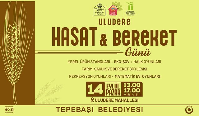Uludere Hasat Ve Bereket Günü Etkinliği Düzenlenecek