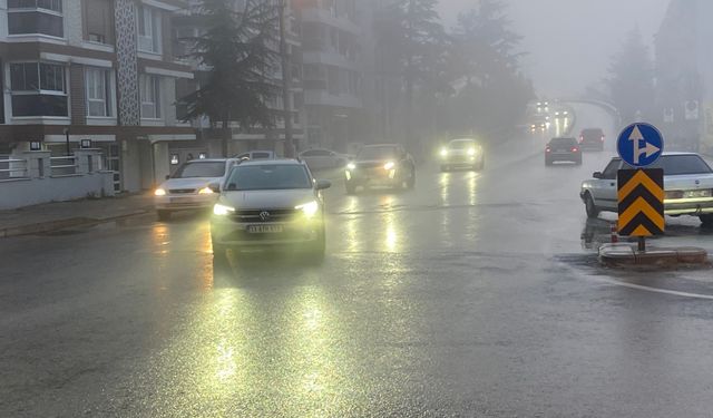 Eskişehir'de sis etkili oldu